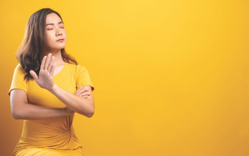 It's alright to say "no" to intrusive questions or expectations!