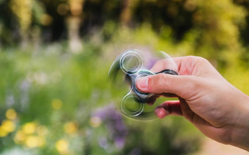 Inspiration can be anywhere and everywhere, including a fidget spinner