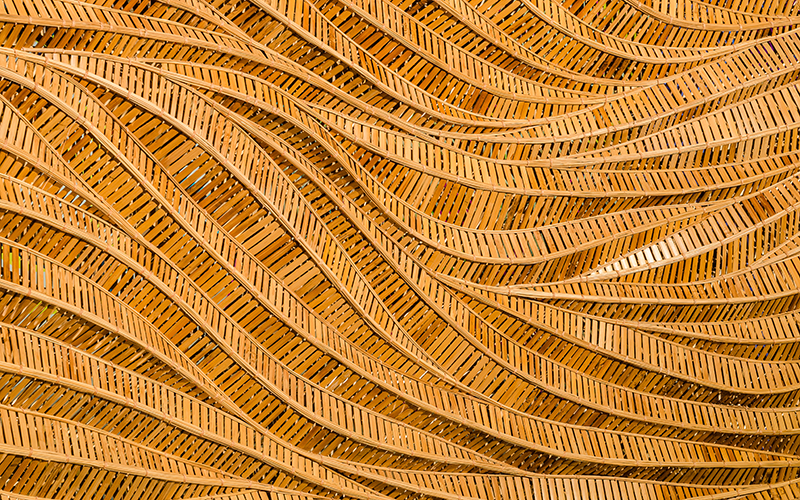Woven bamboo