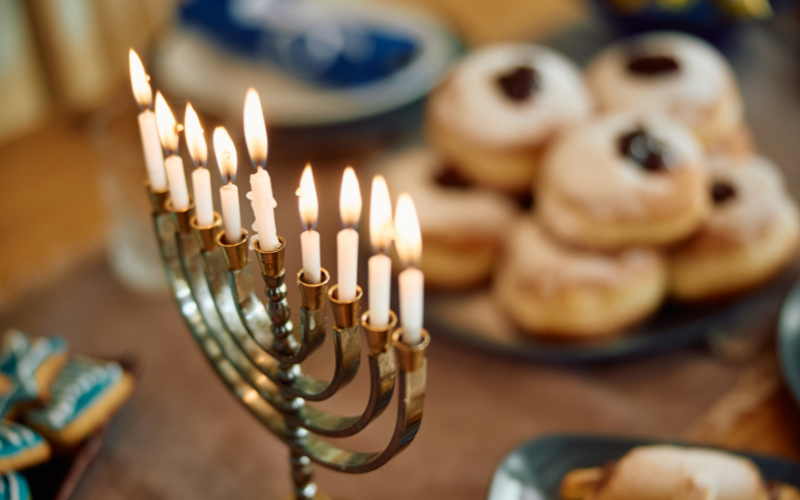 A menorah