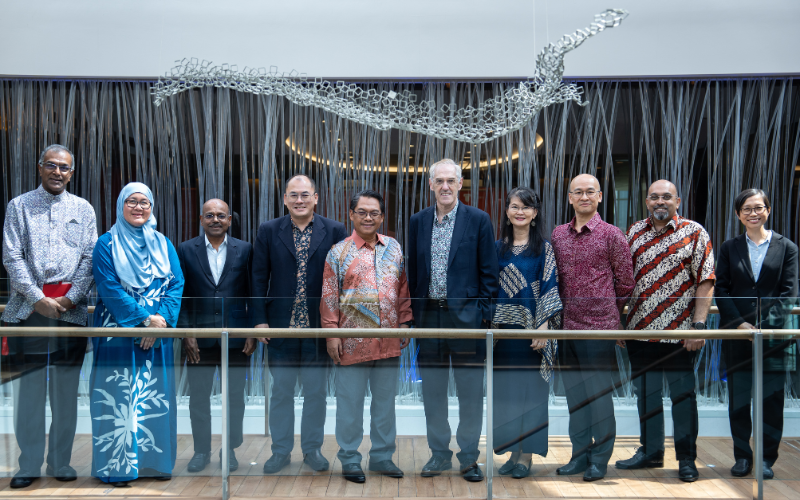 Group photos for the visit