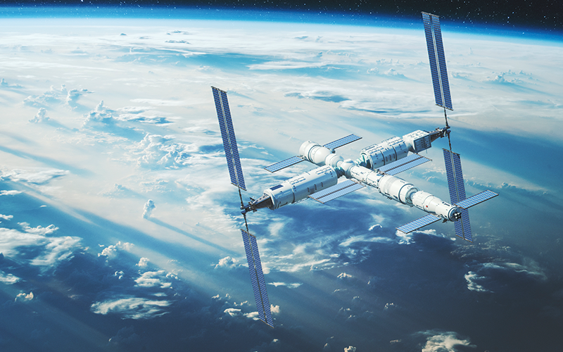 Chinese Tianhe core module of the Tiangong space station