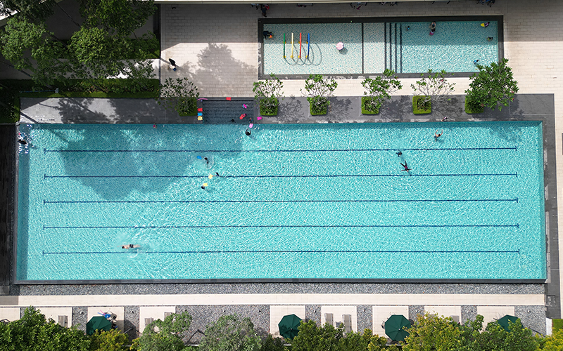 An Olympic-sized Swimming Pool
