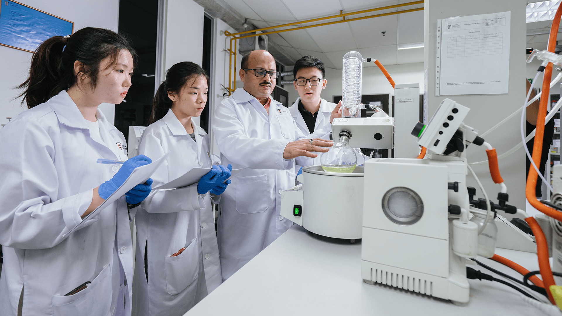 Taylor's pharmacy students working closely for project