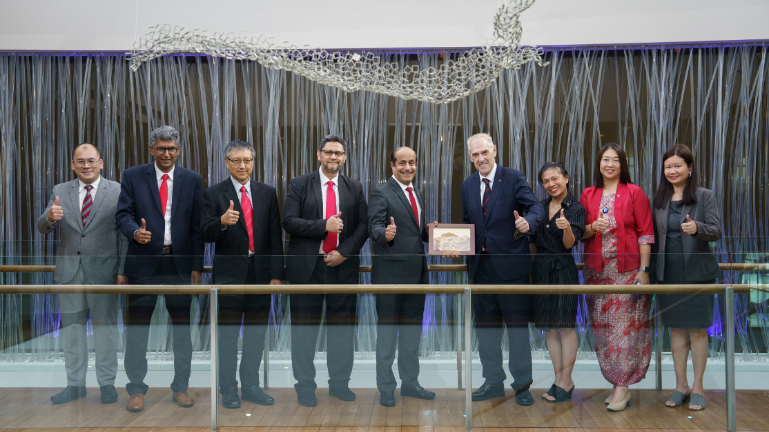 Executive Dean of Taylor's University with Dr. Fahad