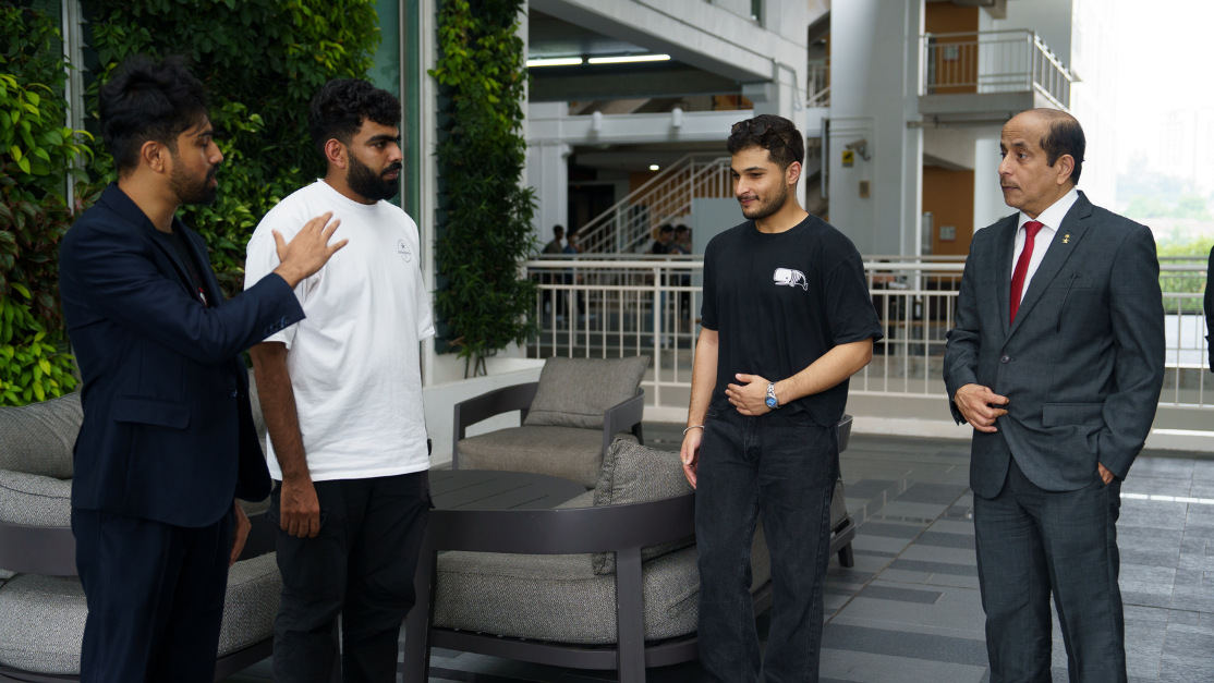 Saudi Students with Dr Fahad