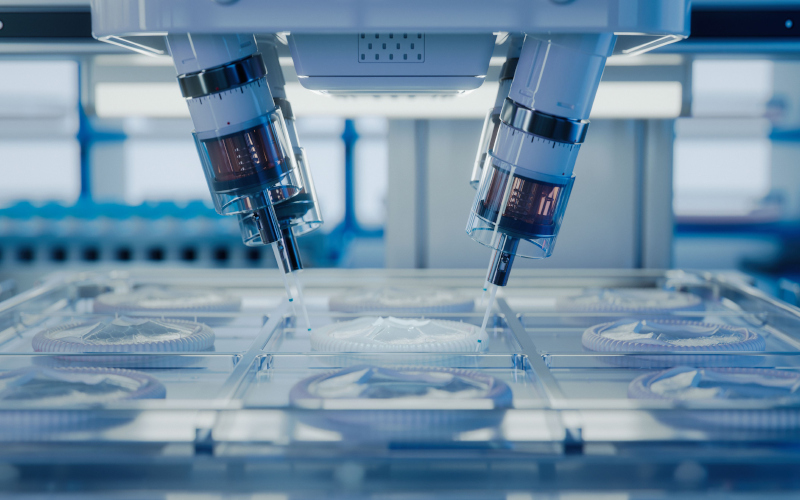 Advanced Medical Printer Producing Artificial Heart Valves with Biopolymers