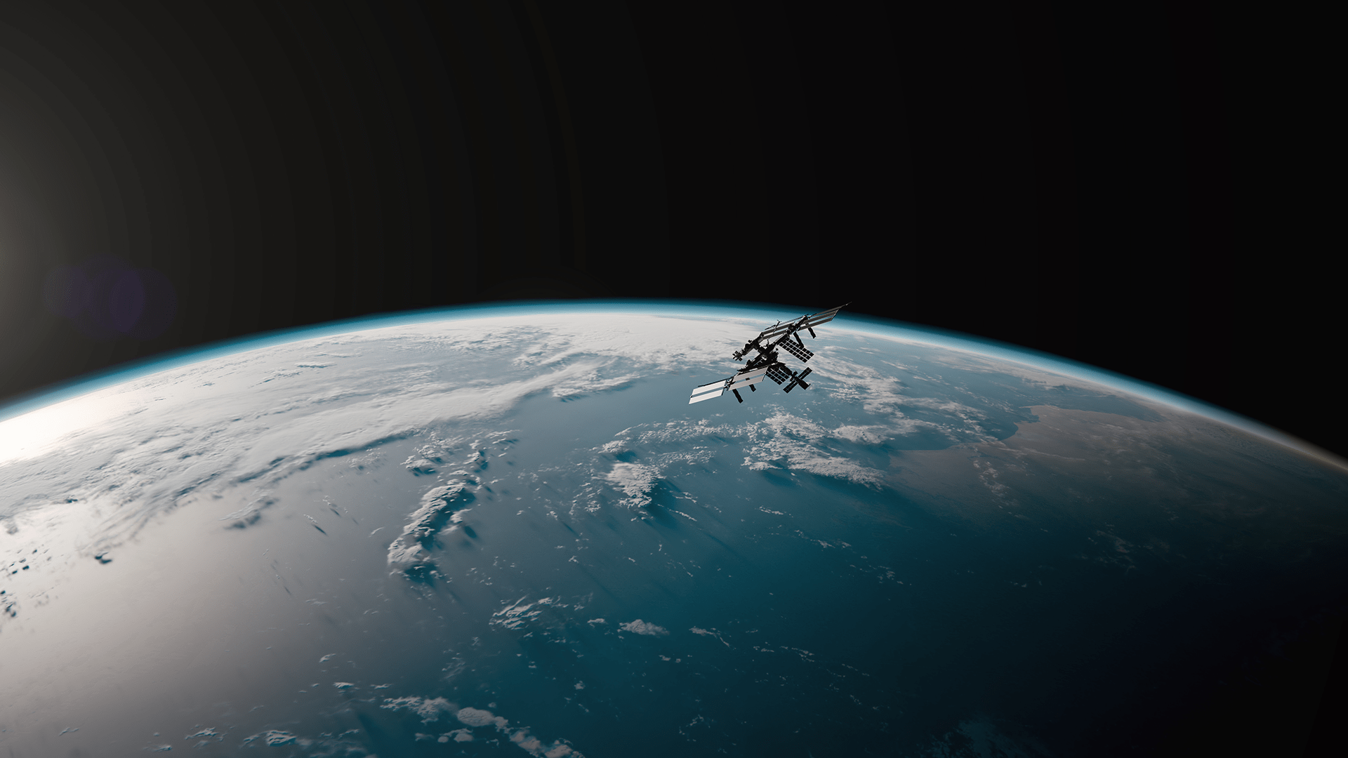 Photo of the blue marble - earth from the satellite