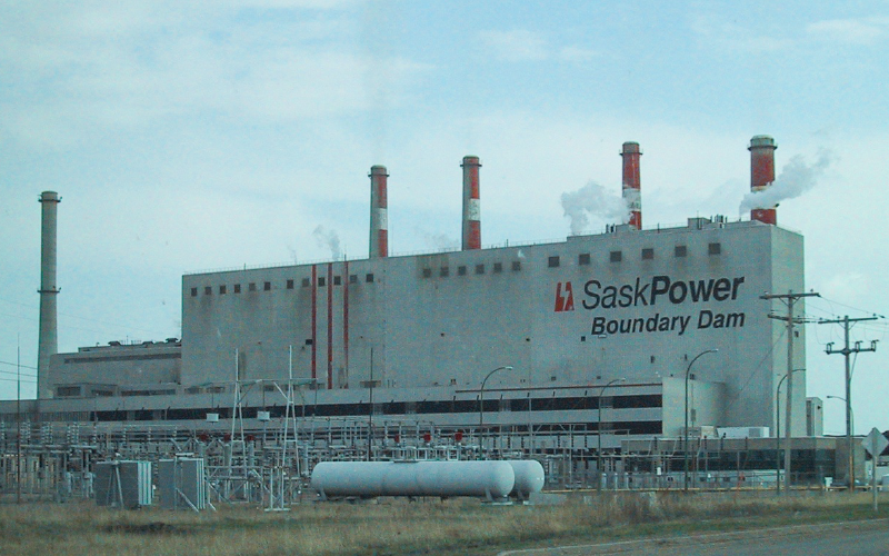 Image showing SaskPower Boundary Dam. Licenced under CC BY 4.0.