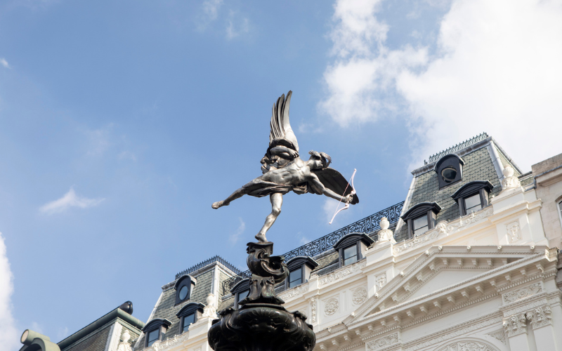 The Statue of Eros, Piccadilly Circus