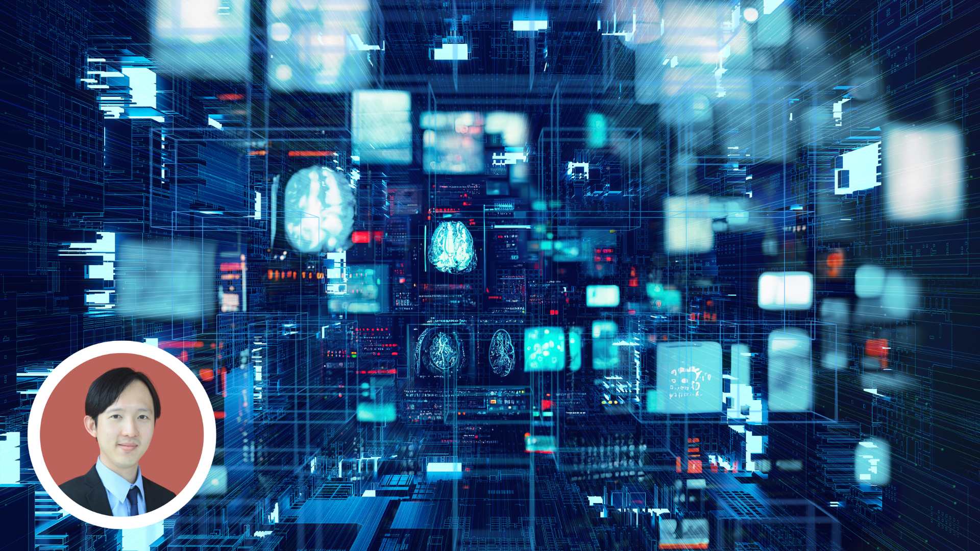 Generative Art of Data Encryption and Artificial Intelligence concept