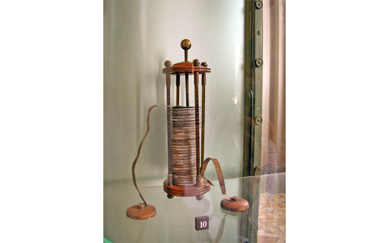 Alessandro Volta’s invention of the Voltaic Pile