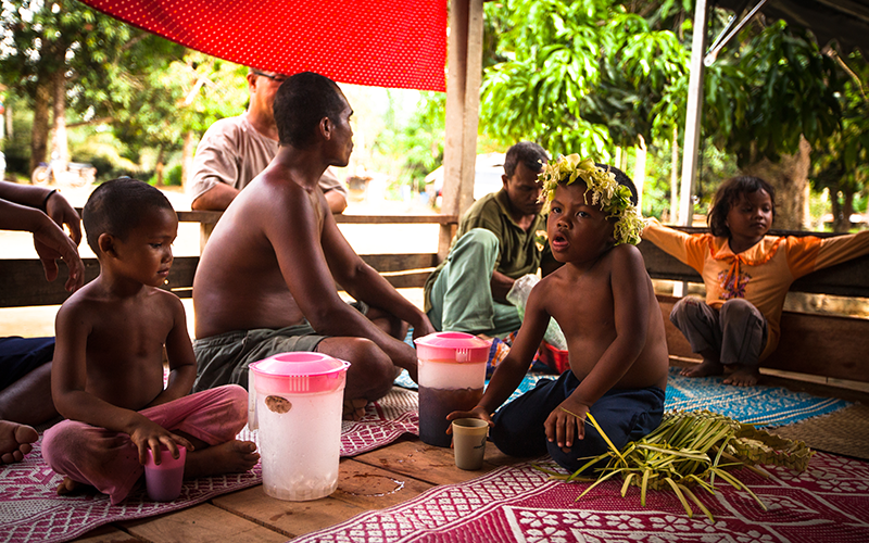 Orang Asli in the village
