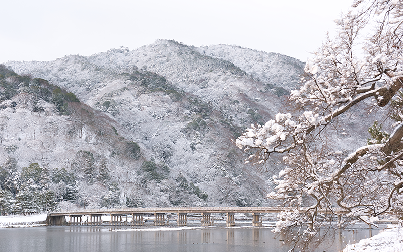 Arashiyama in winter Kyoto