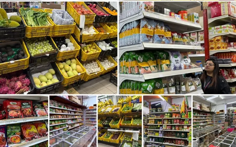 The students investigated produce and dry goods at a sundry shop in Brickfields 