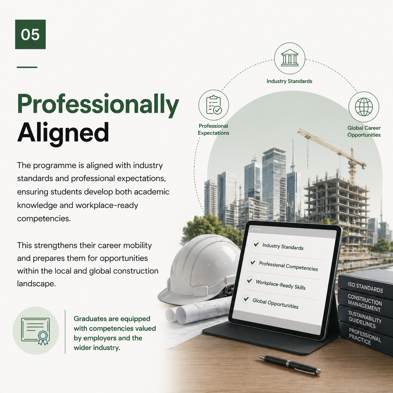 Professionally aligned