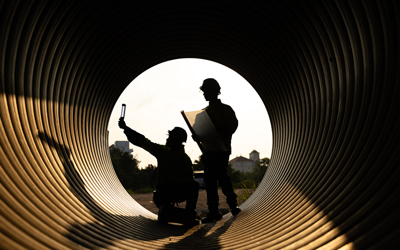 Construction management team