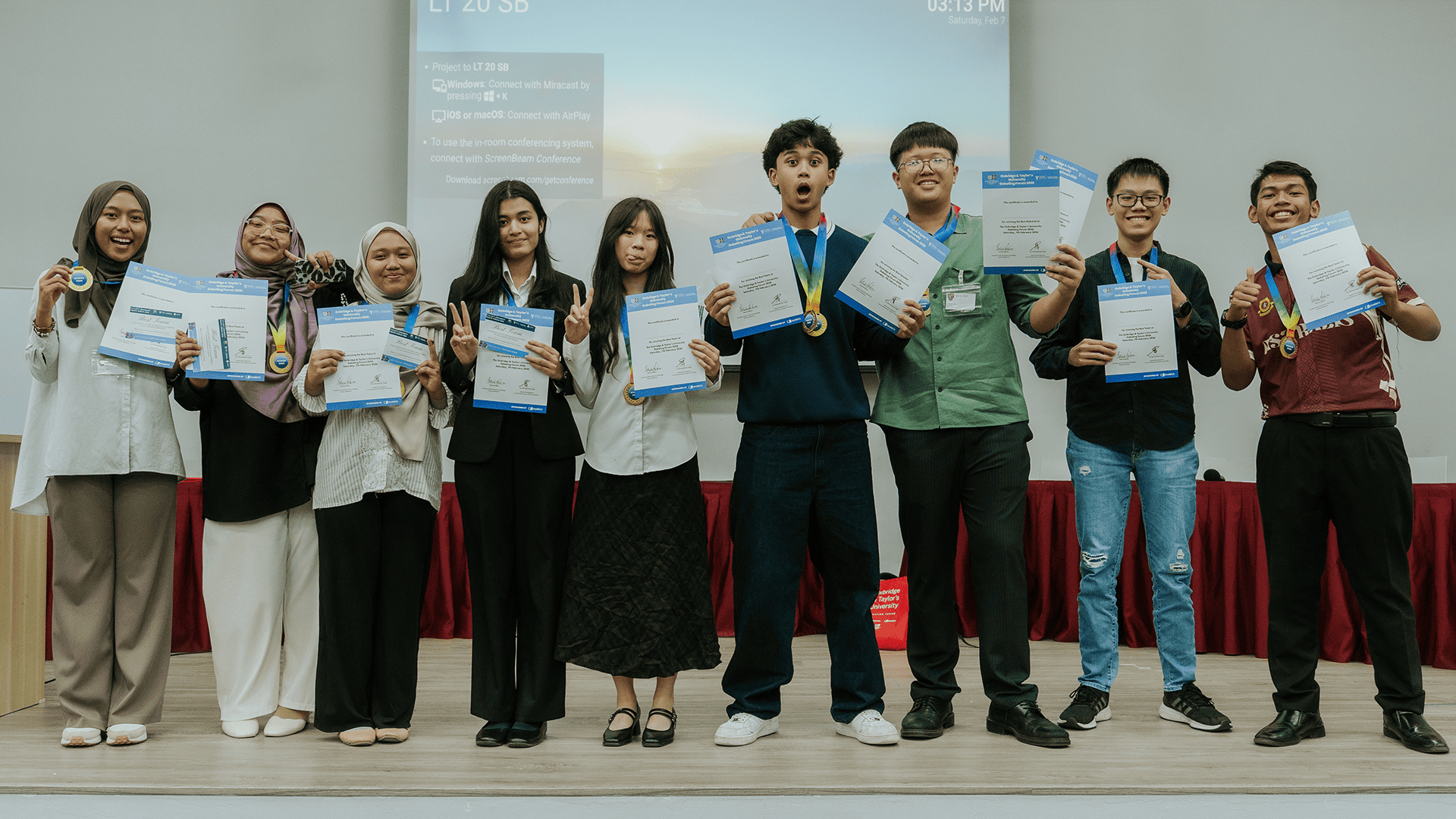 The winners from the Oxbridge Debate Forum 2025