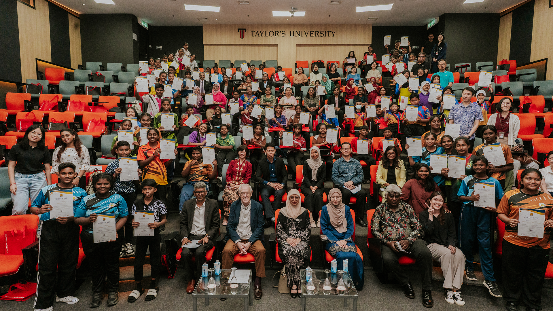 The 100 Readers Celebration brought together the students alongside their reading coaches