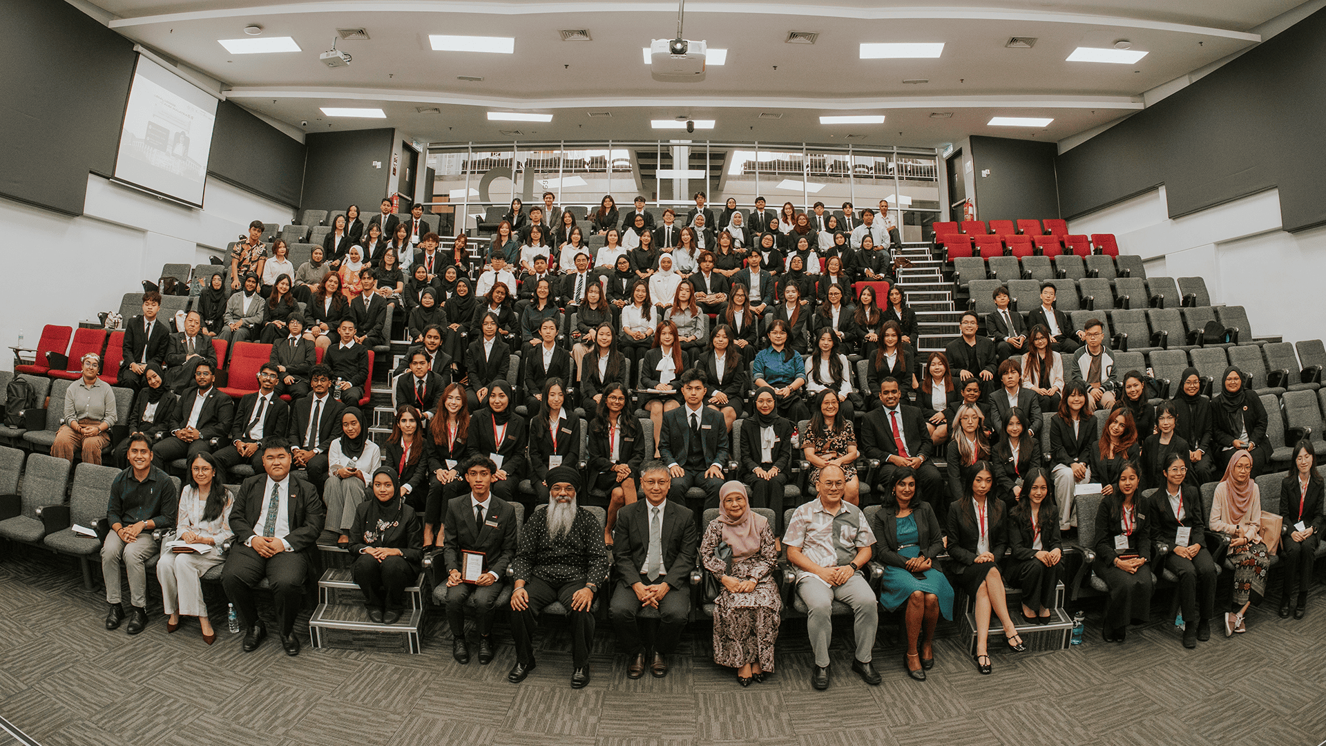 Group photos for the event