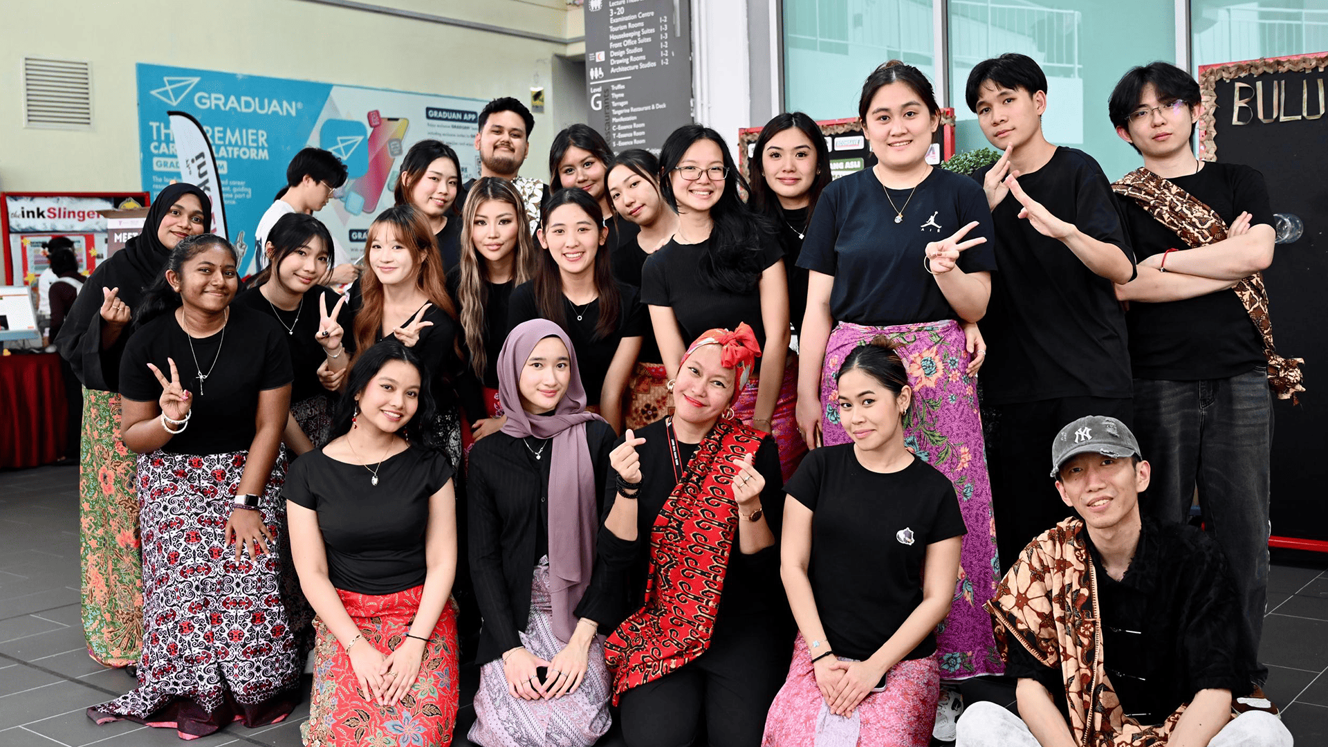 The group of students that worked on the campaign