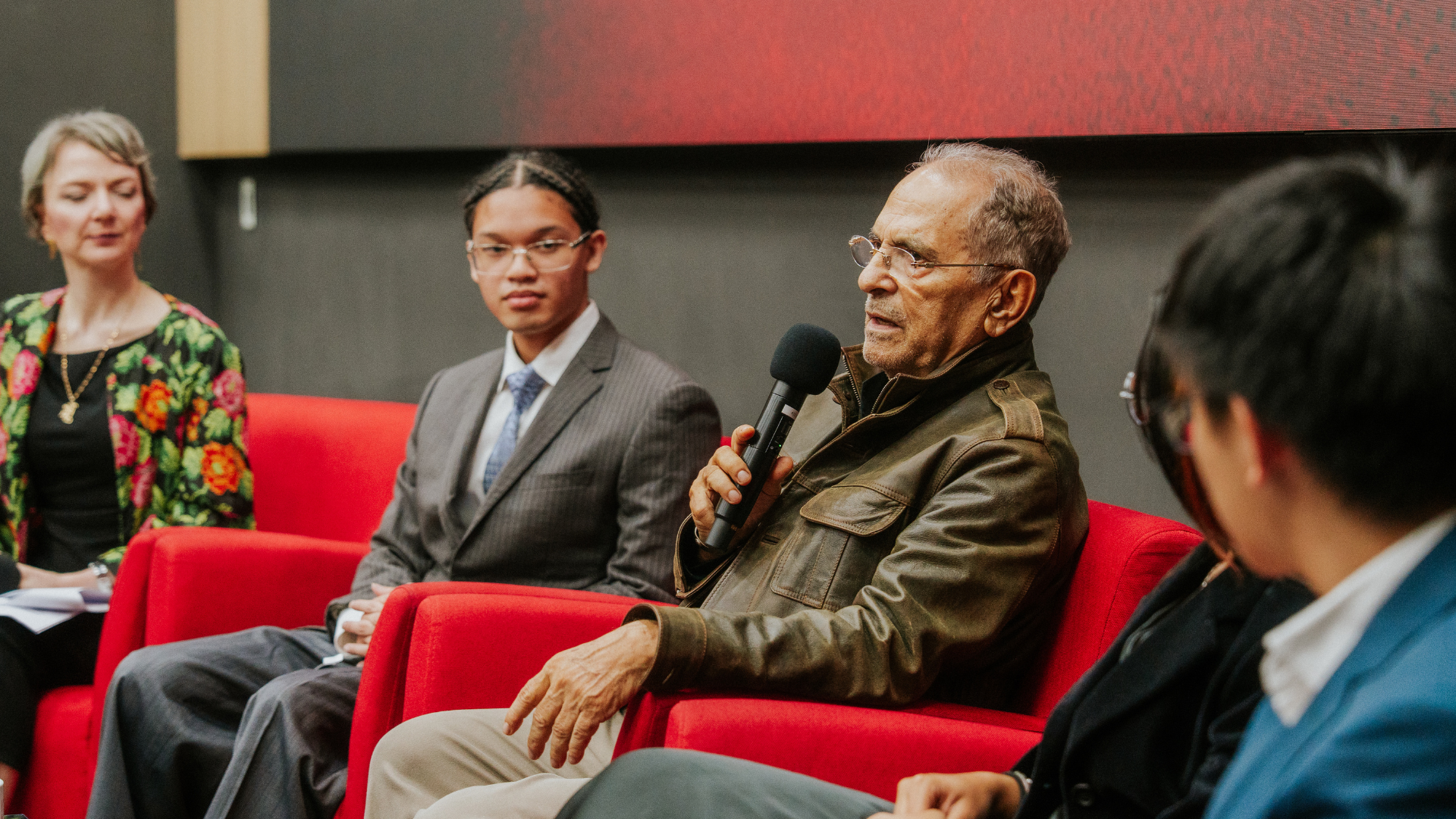 President José Ramos-Horta speaking at the 'A Changing World, Enduring Values' dialogue session