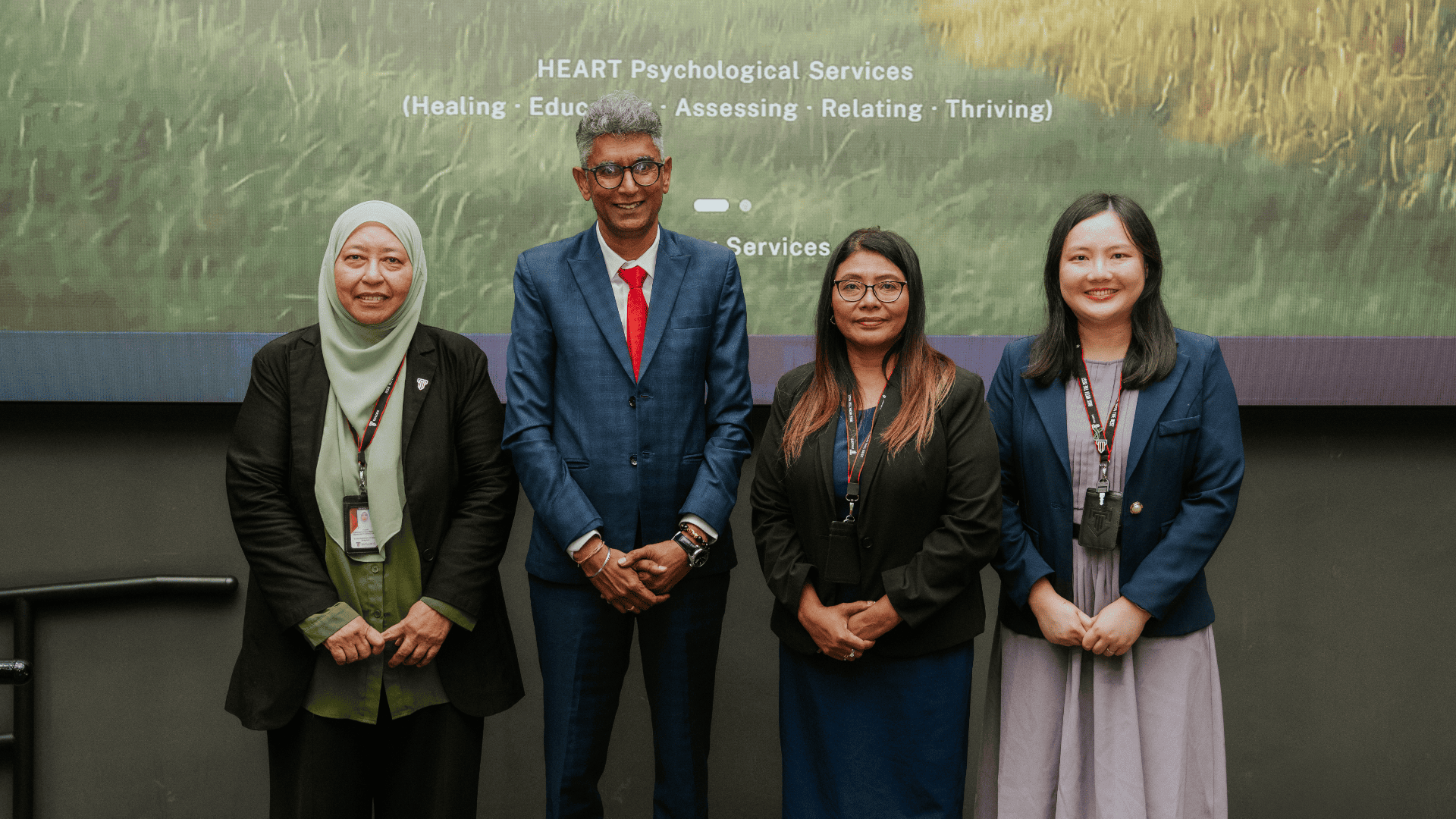 Associate Professor Dr Zainah Binti Ahmad Zamani, Professor Dr Neethiahnanthan A/L M Ari Ragavan, Professor Dr Rozainee and Dr Lim Hooi Shan