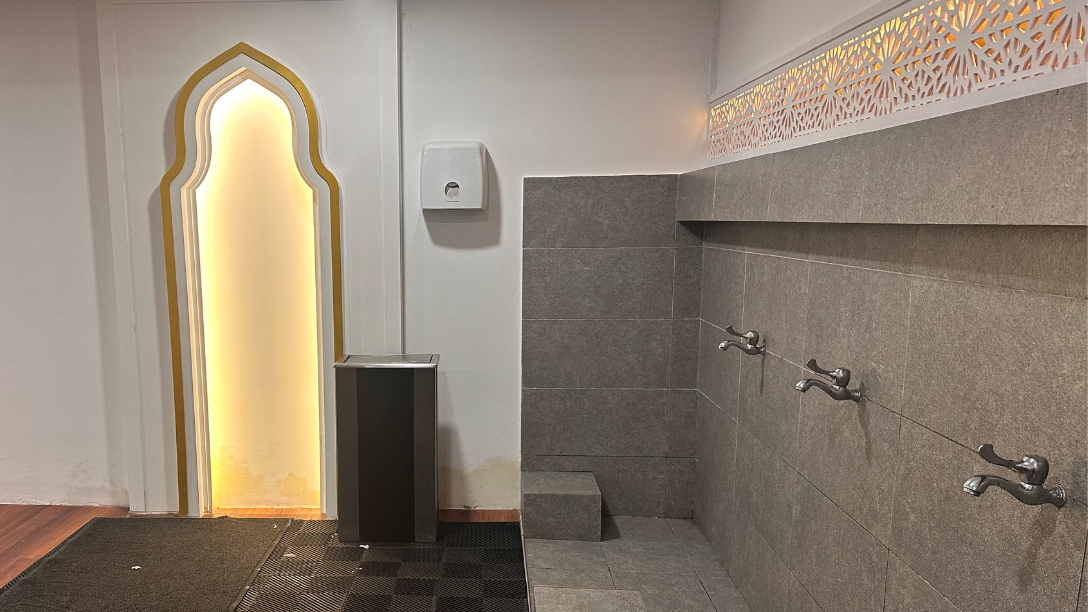 Overview of the surau at Taylor's Univeraity