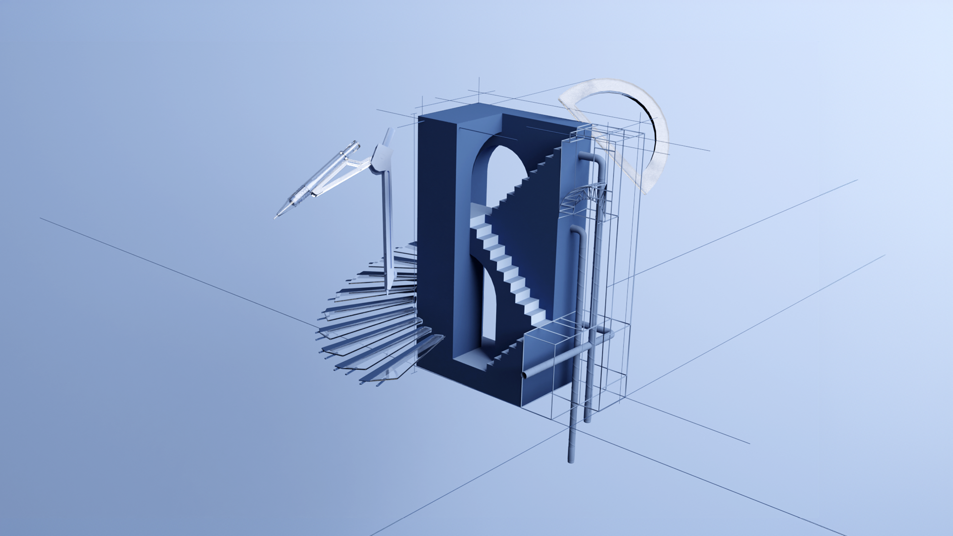Abstract banner for Taylor's architecture programme