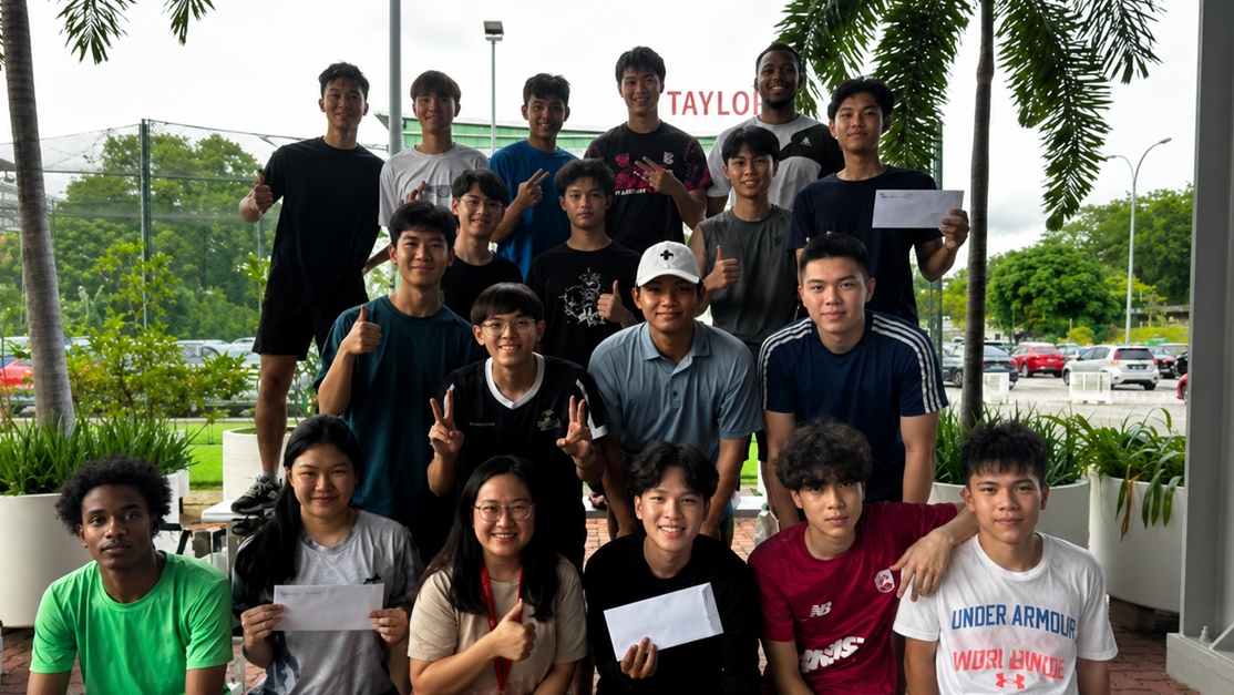 QS student participating in the competition
