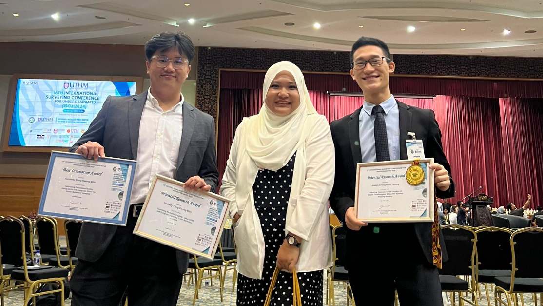 Recognised for Research and Innovation at the 16th International Surveying Conference