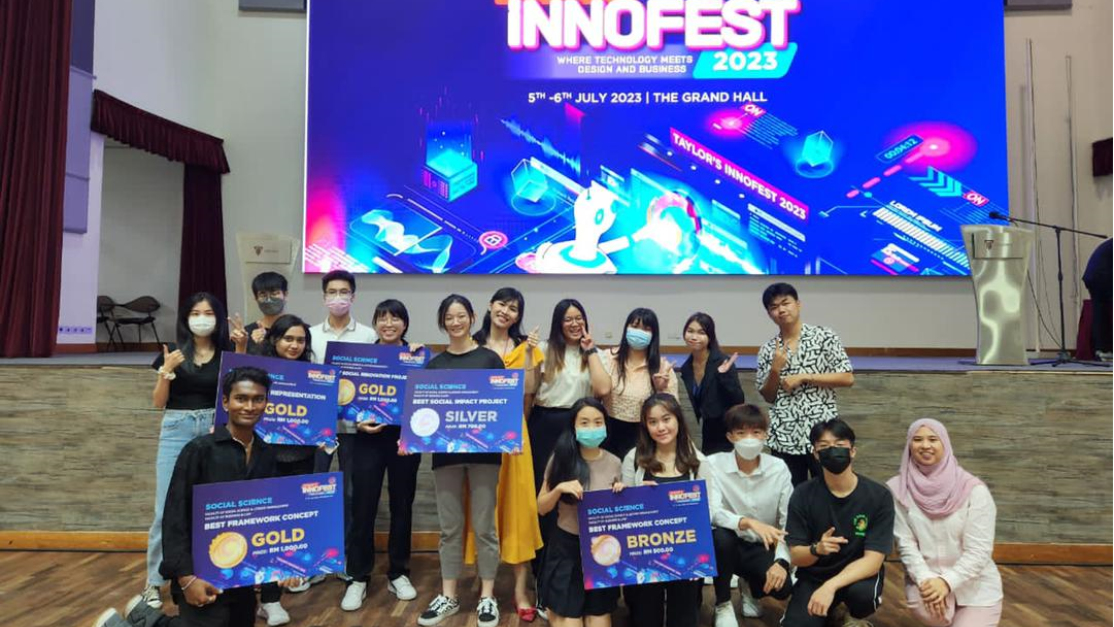Taylor's Business school student participating in Innofest 2023