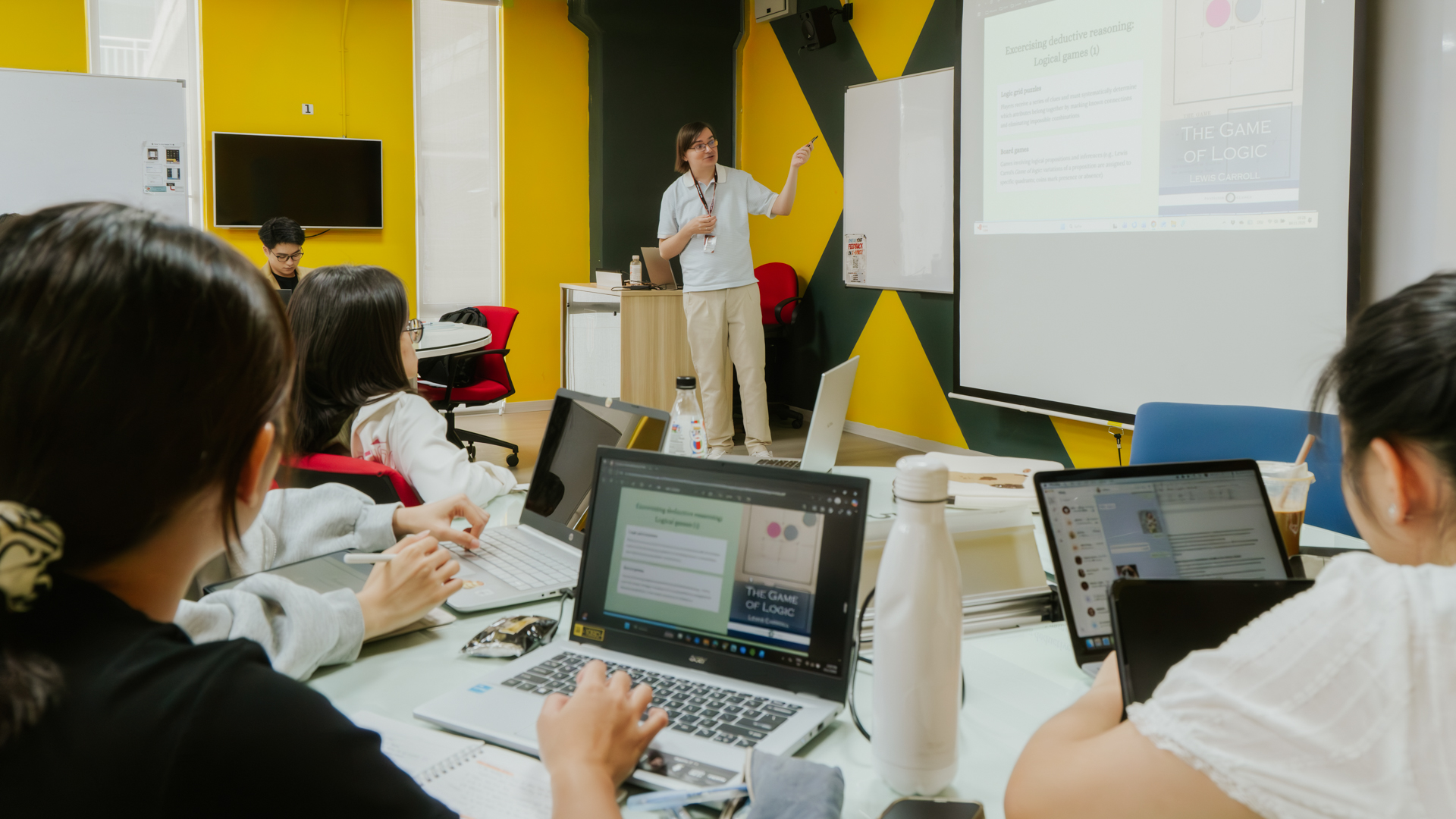 Master of Teaching and Learning students participating in an interactive online learning session