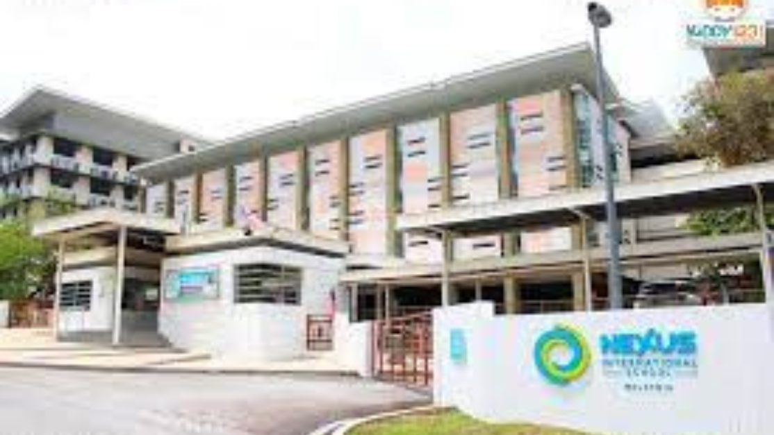 image of nexus international school's front gate