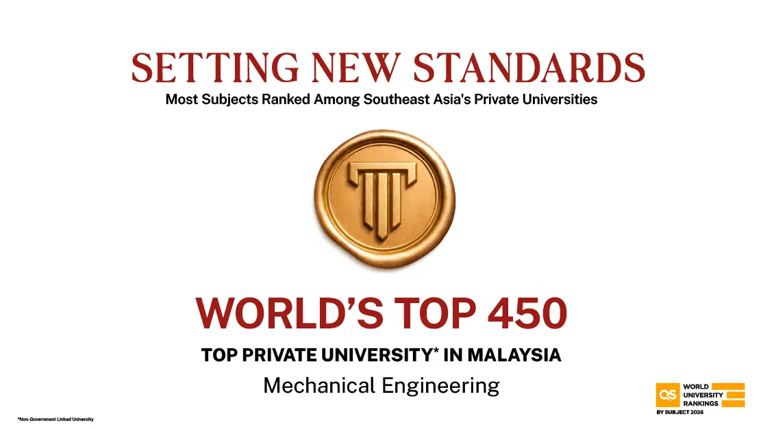 promotion banner for Taylor's QS Subject Ranking 2026