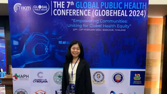 Rice Intervention in Chronic Health presentation at 7th Global Public Health Conference 2024