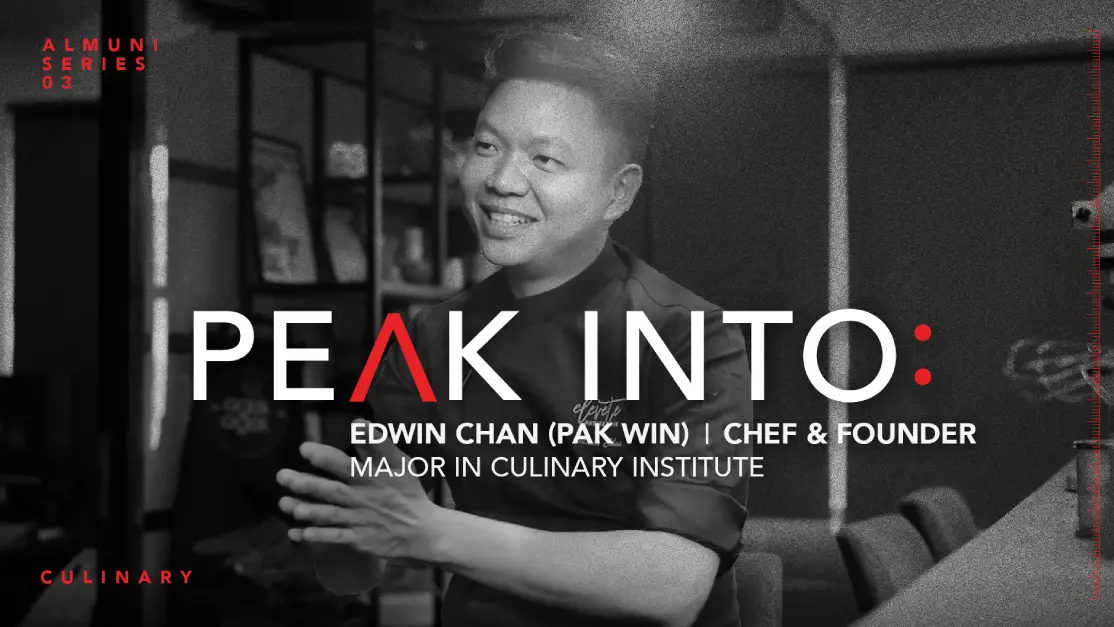 peak into segment with Edwin