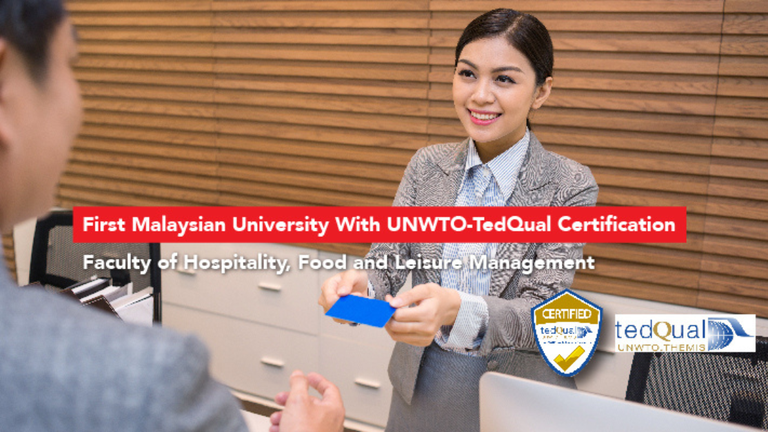 banner image ofTaylor's university receiving the unwto certification