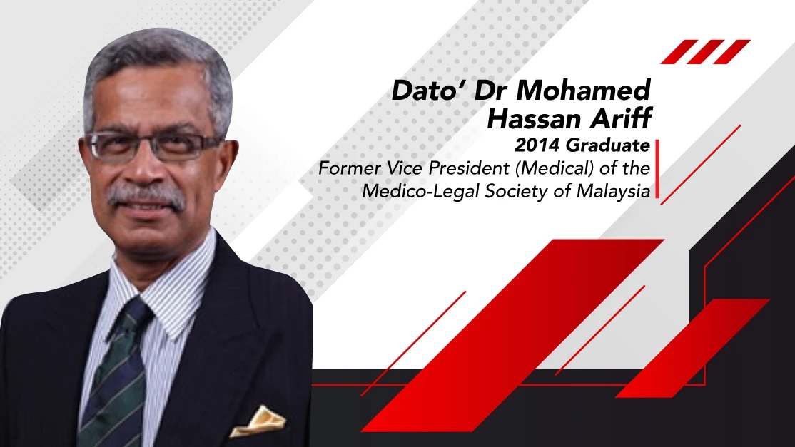 portrait of dato dr mohamed hassan ariff
