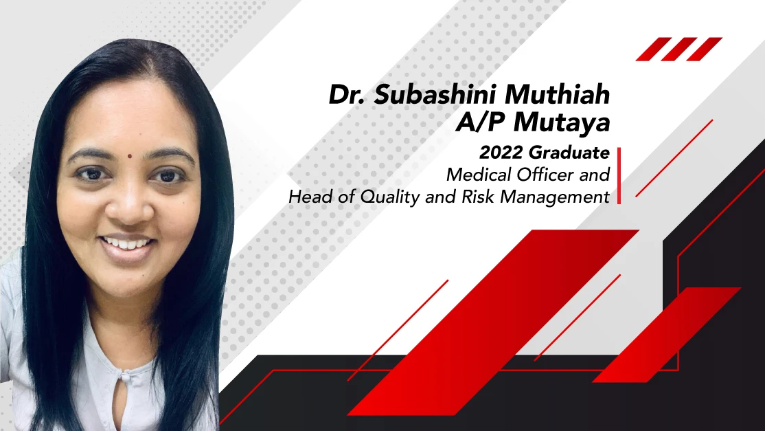 portrait of Dr. Subashini Muthiah A/P Mutaya