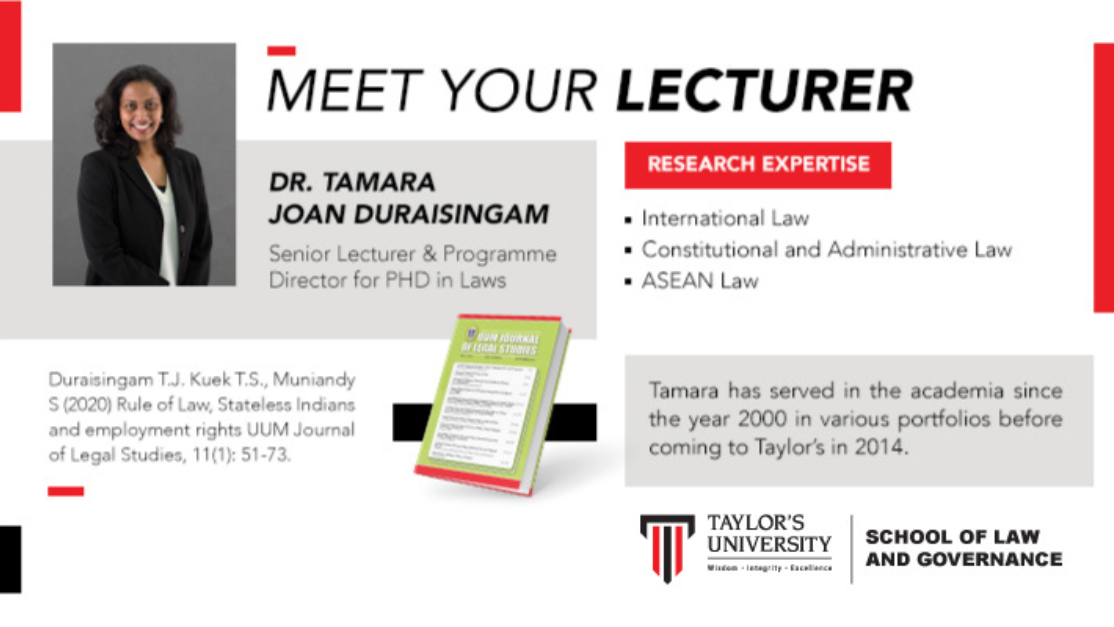 portrait picture of dr tamara joan duraisingam 