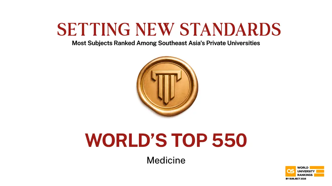 promotion banner for Taylor's QS Subject Ranking 2025