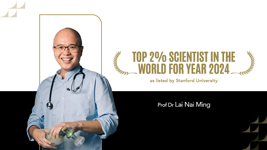 World Top 2% Scientist- Professor Dr Lai Nai Ming