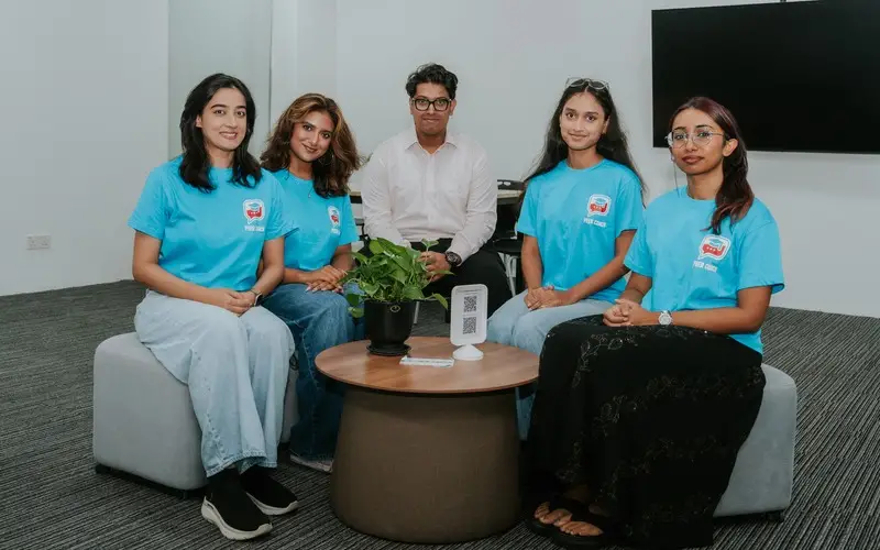 Five TALK@Taylor's Peer Coaches at the Hub, Block C, Level 6